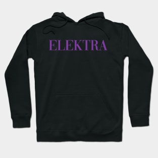 Elektra - Pose - Purple Hoodie